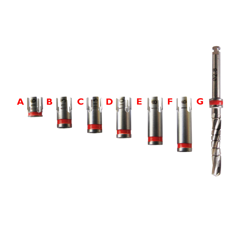 Set Of Stopper For Implant Drills 2.8mm