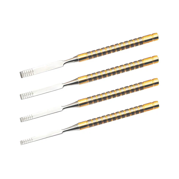 Chisels Straight Set 4 pcs for Bone Splitting Dental Implant Placement Orthopedic Surgeons